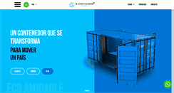 Desktop Screenshot of econtainerscolombia.com